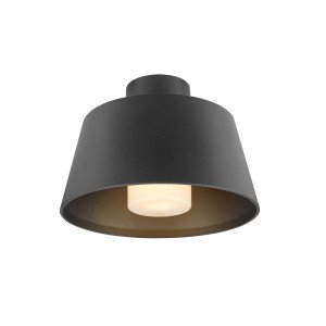 Plafondlamp matzwart modern aluminium buitenlamp buitenverlicht Plafondlamp matzwart modern aluminium buitenlamp buitenverlicht