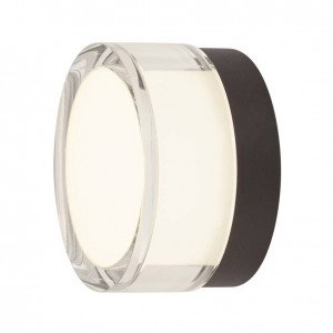 Binnen lamp CYFT Rond voor opbouw Zwart Aluminium Modern