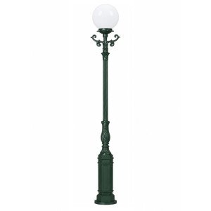 Klassieke tuinlamp Avignon lantaarn bol aluminium 270cm
