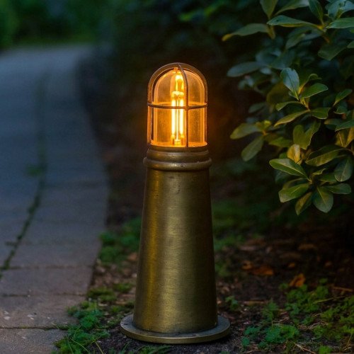 Bronzen Tuin Scheepslamp