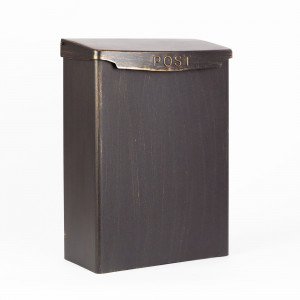 Brievenbus B32 wand brons aluminium modern