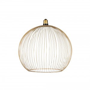 Binnenlamp Floating Globe Filo Champagne metaal