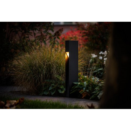 Barite 40 tuinlamp van Prolight op 12 volt modern design en zwarte kleur