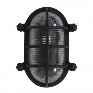 messing lamp in de kleur antiek zwart met een E27 fitting