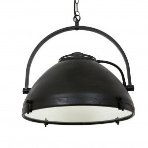 messing lamp in de kleur antiek zwart met een E27 fitting
