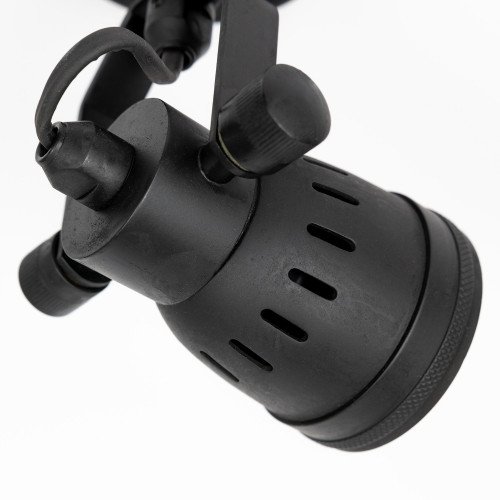 Zwarte messing plafondspot Indigo Cover van KS Verlichting