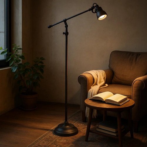 staande lamp - Nostrieel Staande Leeslamp Kody - Nostalux