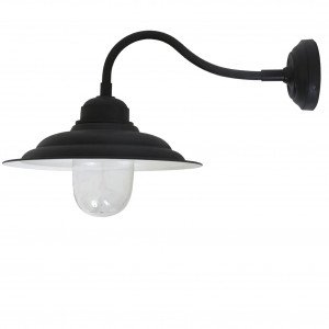messing lamp in de kleur antiek zwart met een E27 fitting