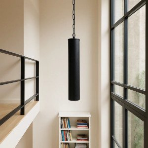 messing lamp in de kleur antiek zwart met een GU10 fitting