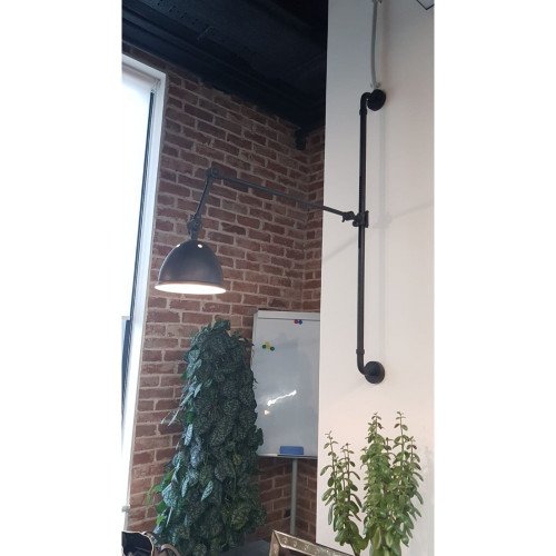 Retro wandlamp Reno antique silver | Nostalux.nl