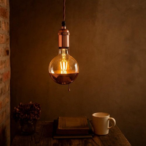 Byron hanglamp antiek kopper, Nostaluce-collectie