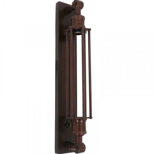 messing lamp in de kleur antiek donker messing met een E27 fitting