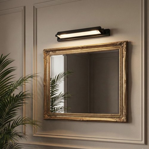 messing lamp in de kleur antiek zwart met een E14 fitting