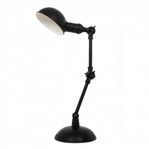 messing lamp in de kleur antiek zwart met een E14 fitting