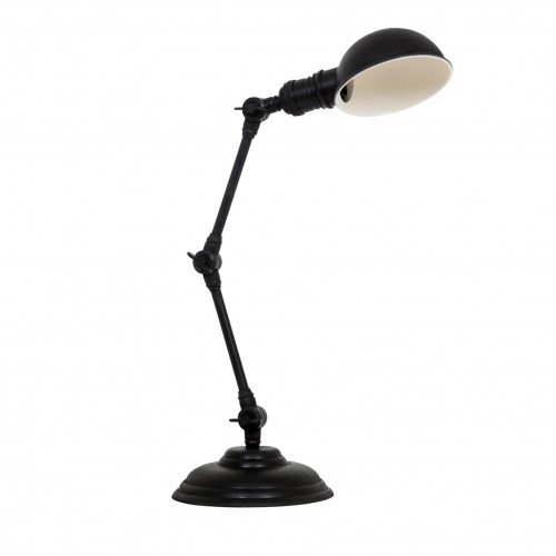 messing lamp in de kleur antiek zwart met een E14 fitting