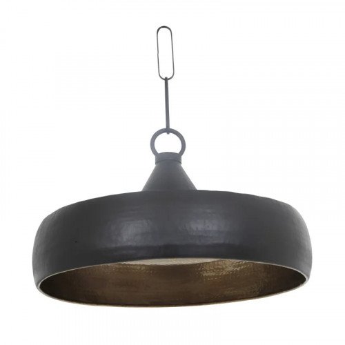 messing lamp in de kleur antiek zwart met een E27 fitting