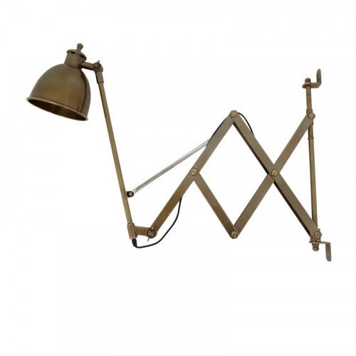 messing lamp in de kleur antiek messing met een E27 fitting