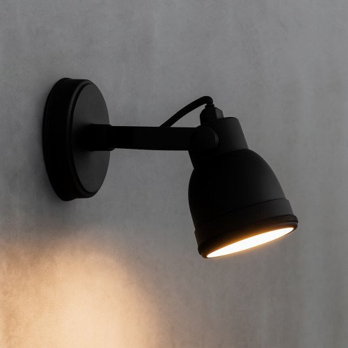 Indigo outdoor spot vintage zwart handgemaakte design lamp
