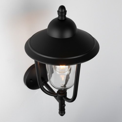 messing lamp in de kleur antiek zwart met een E27 fitting