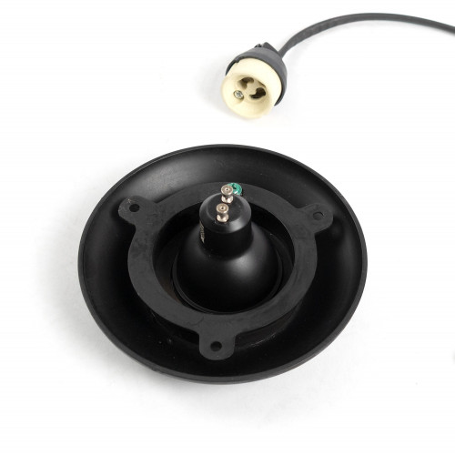 messing lamp in de kleur antiek zilver met een GU10 fitting