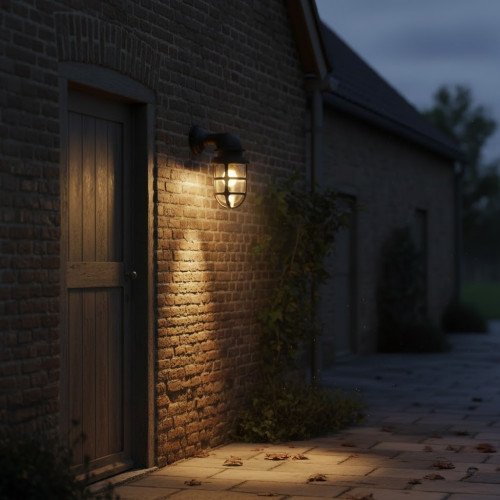 messing lamp in de kleur antiek zwart met een E27 fitting