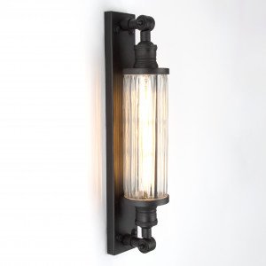 Messing buitenlamp anthiek zwart design E27 muurlamp Messing buitenlamp anthiek zwart design E27 muurlamp