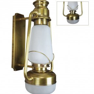 messing lamp in de kleur antiek messing met een E27 fitting