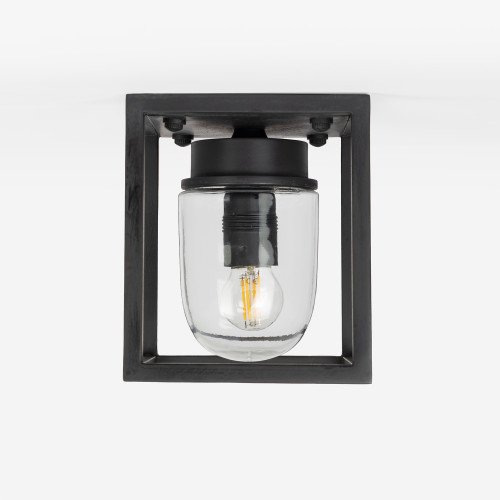 Messing Buitenlamp Ferryhill met vierkante vorm in zwarte kleur handgemaakte design lamp