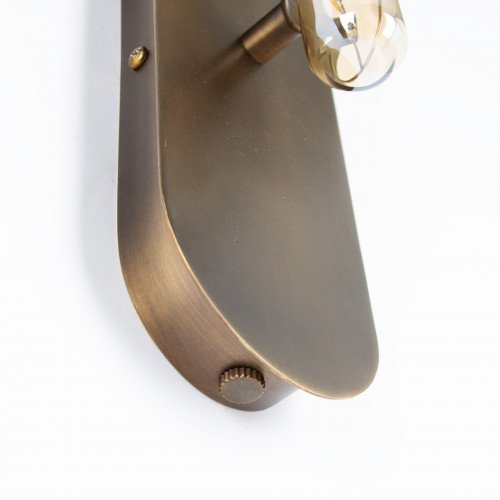 Binnenlamp Fairmont  wandlamp messing luxe lamp met snoer handgemaakte design slaapkamer lamp