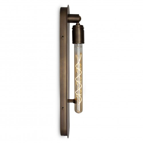 Binnenlamp Fairmont  wandlamp messing luxe lamp met snoer handgemaakte design slaapkamer lamp