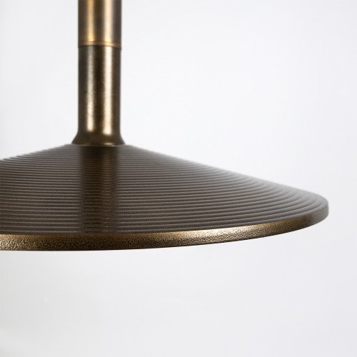 messing lamp in de kleur antiek messing met een E27 fitting