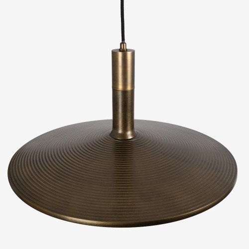 messing lamp in de kleur antiek messing met een E27 fitting