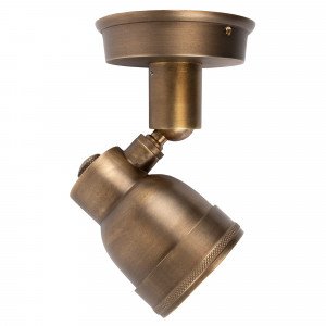 Indigo Swirl outdoor spot vintage messing