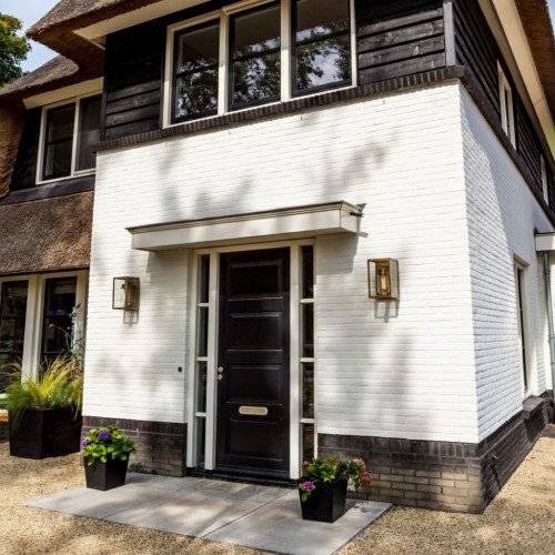 Wandlamp In-&Outdoor Fitzroy Antiek Messing, prachtige verlichting voor aan de wand binnen of buiten koop je bij Nostalux online. GEEN bezorgkosten.