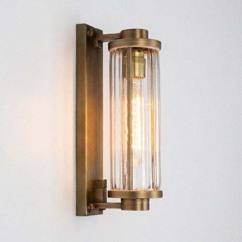 Buitenlamp Porter antiek messing industrieel