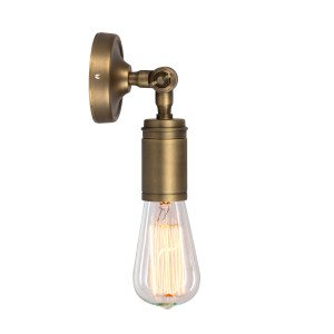 Wand/Plafondlamp Spot Emeli messing