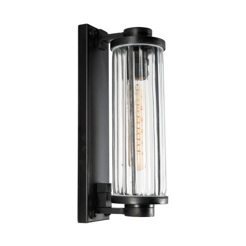 Buitenlamp Porter antiek zwart messing industrieel
