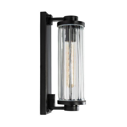 Buitenlamp Porter antiek zwart messing industrieel