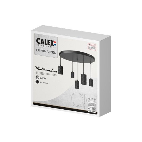 Hanglamp Calex Multi Cord Rond 5xE27