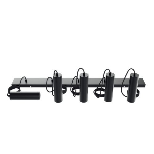 Calex Pendel 5 Lichten GU10 zwart hanglamp