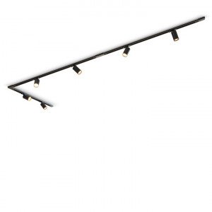 Calex Tracklight zwart 6 GU10 spots