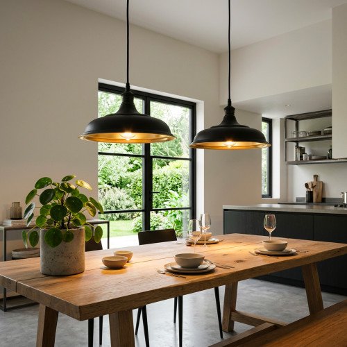 Industriele vintage Ducasse large Hanglamp
