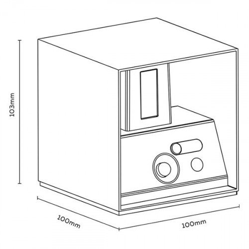 Calex Volterra Up & Down oplaadbare wandlamp zand