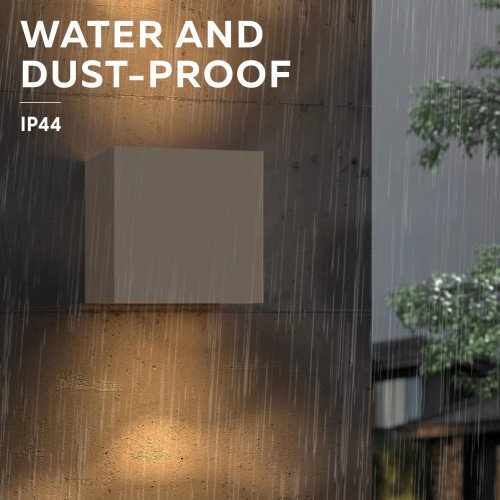 Calex Volterra Up & Down oplaadbare wandlamp zand