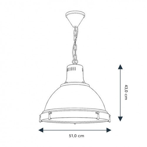 messing lamp in de kleur antiek zwart met een E27 fitting