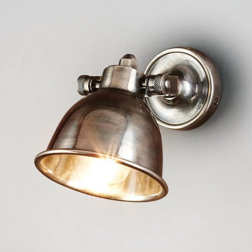 Industriele Maxim Cover Zilver  Wandspot