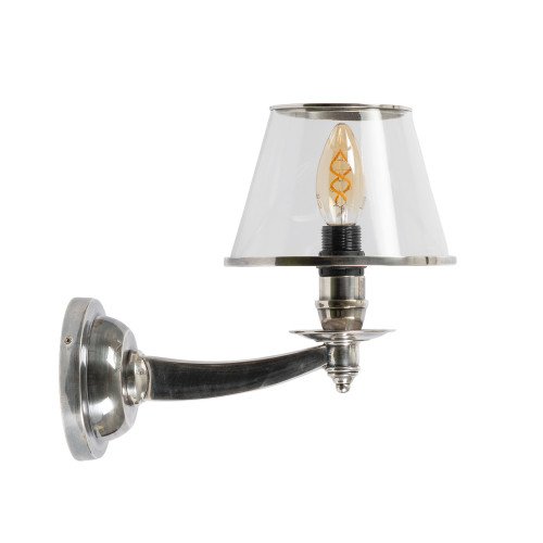 Wandlamp Dufay antiek zilver
