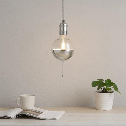 Byron hanglamp antiek zilver 