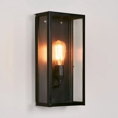 messing lamp in de kleur antiek brons met een E27 fitting