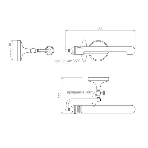 messing lamp in de kleur antiek zilver met een E27 fitting